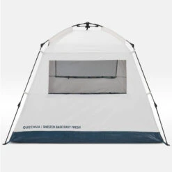 Quechua Abri De Camping 4 Places - Base Easy Fresh - Polyvalent, Instantané à Arceaux -Plein Air Camping Magasin abri de camping 4 places base easy fresh polyvalent instantane a arceaux 4