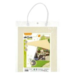 Aktive Garden Uv50 Store Triangulaire Couleur Crème -Plein Air Camping Magasin aktive garden uv50 store triangulaire couleur creme 3