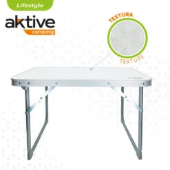 AKTIVE - Table Pliante . Table Basse Blanche En Aluminium - 40x60x40 Cm 7 AKTIVE - Table Pliante . Table Basse Blanche En Aluminium - 40x60x40 Cm -Plein Air Camping Magasin aktive table pliante table basse blanche en aluminium 40x60x40 cm 2