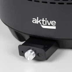 Barbecue Rond Noir Sans Fumée 2 En 1 Ø34 Cm Aktive -Plein Air Camping Magasin barbecue rond noir sans fumee 2 en 1 o34 cm aktive 4