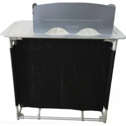 BAYASUN Meuble De Cuisine 4 Étagères Pieds Réglables Gris 9 BAYASUN Meuble De Cuisine 4 Étagères Pieds Réglables Gris -Plein Air Camping Magasin bayasun meuble de cuisine 4 etageres pieds reglables gris 4