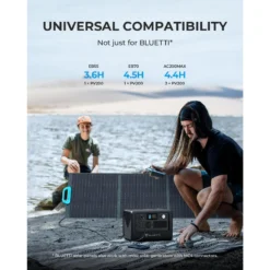 BLUETTI Générateur Électrique EB3A+PV200 268Wh/600W LiFePO4 Batterie Pour Voyage -Plein Air Camping Magasin bluetti generateur electrique eb3apv200 268wh600w lifepo4 batterie pour voyage 4