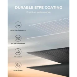 BLUETTI Panneau Solaire PV120 120W Pour Centrales Électriques EB3A Pour Camping -Plein Air Camping Magasin bluetti panneau solaire pv120 120w pour centrales electriques eb3a pour camping 3