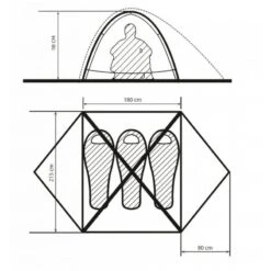 Borzhava 3 Alu - Tente Légère - 3 Personnes - Jaune -Plein Air Camping Magasin borzhava 3 alu tente legere 3 personnes jaune 4
