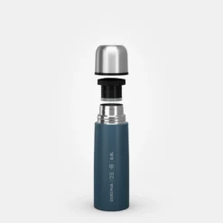 Quechua Bouteille Isotherme Inox 0,4L Avec Gobelet Pour La Randonnée - Bleu -Plein Air Camping Magasin bouteille isotherme inox 04l avec gobelet pour la randonnee bleu 7