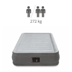 Intex Comfort-Plush 'Queen' - Lit Gonflable - 203x152x33cm - Compris Les Accessoires -Plein Air Camping Magasin comfort plush queen lit gonflable 203x152x33cm compris les accessoires 2