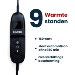 Couverture Électrique Luvego Avec Polaire/Sherpa - Brun Foncé -Plein Air Camping Magasin couverture electrique luvego avec polairesherpa brun fonce 3