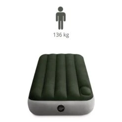 Intex Downy Jr. Twin Airbed - Lit Gonflable - 191x76x25cm - Avec Accessoires -Plein Air Camping Magasin downy jr twin airbed lit gonflable 191x76x25cm avec accessoires 2
