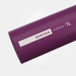 Quechua Gourde Alu 1L Avec Bouchon à Ouverture Rapide Pour La Randonnée - Violet -Plein Air Camping Magasin gourde alu 1l avec bouchon a ouverture rapide pour la randonnee violet 2