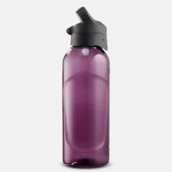 Quechua Gourde Ecozen® 0,8L Avec Bouchon Ouverture Rapide Pour La Randonnée - Violet -Plein Air Camping Magasin gourde ecozen 08l avec bouchon ouverture rapide pour la randonnee violet 2