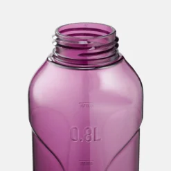 Quechua Gourde Ecozen® 0,8L Avec Bouchon Ouverture Rapide Pour La Randonnée - Violet -Plein Air Camping Magasin gourde ecozen 08l avec bouchon ouverture rapide pour la randonnee violet 3