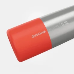 Quechua Gourde Isotherme Inox 0,8L Bouchon à Ouverture Rapide Pour La Randonnée - Rouge -Plein Air Camping Magasin gourde isotherme inox 08l bouchon a ouverture rapide pour la randonnee rouge 2