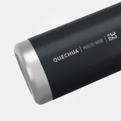 Quechua Gourde MH100 Isotherme (inox Double Paroi à Vide D'air) 0,95L Large Ouverture -Plein Air Camping Magasin gourde mh100 isotherme inox double paroi a vide dair 095l large ouverture 2