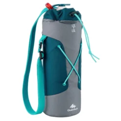 Quechua Housse Isotherme Pour Gourde Randonnée 1,2 à 1,5 Litre Gris/bleu -Plein Air Camping Magasin housse isotherme pour gourde randonnee 12 a 15 litre grisbleu 4