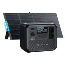 Kit Générateur Solaire BLUETTI AC70+PV120, 768Wh/1000W LiFePO4 Pour Le Camping