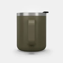 Quechua Mug MH500 Isotherme (double Paroi Inox) Camp Du Randonneur 0,38L Kaki -Plein Air Camping Magasin mug mh500 isotherme double paroi inox camp du randonneur 038l kaki 7