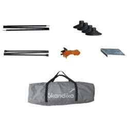 Paravent De Camping Bora - Brise-Vue - 6,0 X 1,4 M - Résistant Au Vent - Gris -Plein Air Camping Magasin paravent de camping bora brise vue 60 x 14 m resistant au vent gris 6