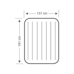 Intex Prestige Downy Full Airbed - Lit Gonflable - 191x137x25cm - Avec Accessoires -Plein Air Camping Magasin prestige downy full airbed lit gonflable 191x137x25cm avec accessoires 3