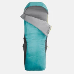 Quechua SAC DE COUCHAGE ENFANT 2 EN 1 - SLEEPIN BED JUNIOR 10°C BLEU -Plein Air Camping Magasin sac de couchage enfant 2 en 1 sleepin bed junior 10c bleu 2