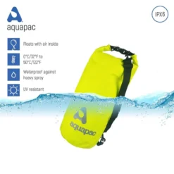 Aquapac Sac étanche 25L Heavyweight Avec Bandoulière Blu -Plein Air Camping Magasin sac etanche 25l heavyweight avec bandouliere blu 3