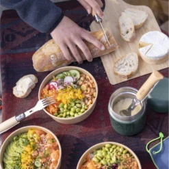 Set Complet Opinel Picnic+ - Opinel N°8 + Embouts Cuillère Et Fourchette -Plein Air Camping Magasin set complet opinel picnic opinel n8 embouts cuillere et fourchette 4