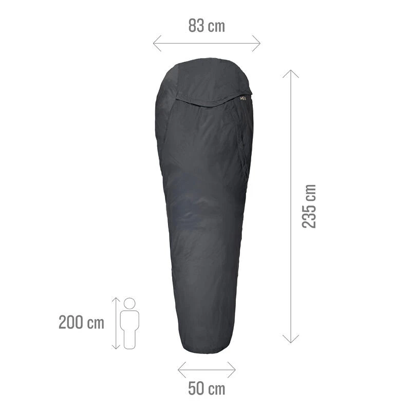 SURSAC DE TREKKING BIVY BAG Gris MILLET 3 SURSAC DE TREKKING BIVY BAG Gris MILLET – Image 3