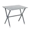 Table Camping à Clayettes Aluminium 80 Cm
