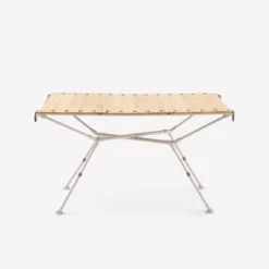 Quechua TABLE DE CAMPING COMPACTE 4/6 PERSONNES - PLATEAU BOIS - POCHE DE RANGEMENT -Plein Air Camping Magasin table de camping compacte 46 personnes plateau bois poche de rangement 9
