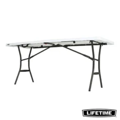 Table Rectangulaire Valise Pliante En Deux (183 X 70 Cm) LIFETIME #80642 -Plein Air Camping Magasin table rectangulaire valise pliante en deux 183 x 70 cm lifetime 80642 2