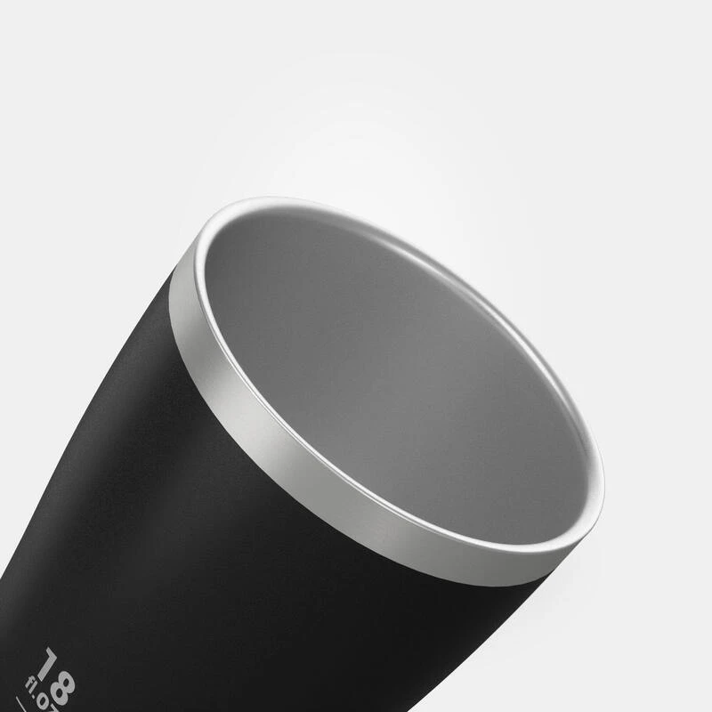 Quechua Tasse / Verre MH500 Isotherme (double Paroi Inox) Camp Du Randonneur 0,5L Noir 3 Quechua Tasse / Verre MH500 Isotherme (double Paroi Inox) Camp Du Randonneur 0,5L Noir – Image 3