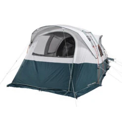 Quechua Tente à Arceaux De Camping - Arpenaz 6.3 F&B - 6 Personnes - 3 Chambres -Plein Air Camping Magasin tente a arceaux de camping arpenaz 63 f and b 6 personnes 3 chambres 5