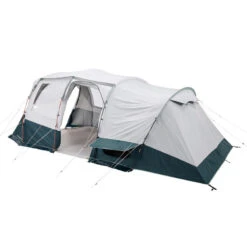 Quechua Tente à Arceaux De Camping - Arpenaz 6.3 F&B - 6 Personnes - 3 Chambres -Plein Air Camping Magasin tente a arceaux de camping arpenaz 63 f and b 6 personnes 3 chambres 6