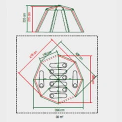 Tente Coleman 8 Personnes Octagon Gris -Plein Air Camping Magasin tente coleman 8 personnes octagon gris 6