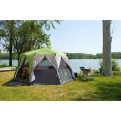 Tente Coleman Octagon 8 (Verte) -Plein Air Camping Magasin tente coleman octagon 8 verte 2