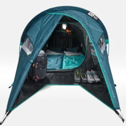 Quechua Tente De Camping - MH100 XL - 2 Places - Fresh & Black -Plein Air Camping Magasin tente de camping mh100 xl 2 places fresh and black 4