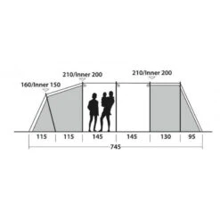 Tente De Camping Outwell Winwood 8 -Plein Air Camping Magasin tente de camping outwell winwood 8 3