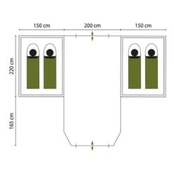 Tente Dôme Hammerfest 4 Plus - Camping - 2 Cabines - 4 Personnes - 2 Entrées -Plein Air Camping Magasin tente dome hammerfest 4 plus camping 2 cabines 4 personnes 2 entrees 6