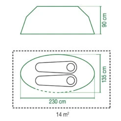Coleman Tente Galiano Bleue - 2 Personnes -Plein Air Camping Magasin tente galiano bleue 2 personnes 5