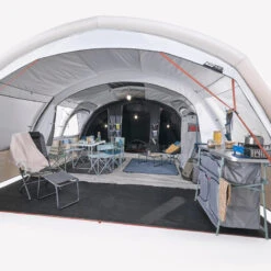 Quechua Tente Gonflable De Camping - Air Seconds 6.3 XXL F&B - 6 Personnes - 3 Chambres -Plein Air Camping Magasin tente gonflable de camping air seconds 63 xxl f and b 6 personnes 3 chambres 3