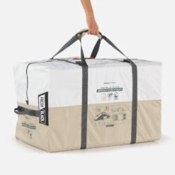 Quechua Tente Gonflable De Camping - Air Seconds 8.4 F&B - 8 Places - 4 Chambres -Plein Air Camping Magasin tente gonflable de camping air seconds 84 f and b 8 places 4 chambres 4