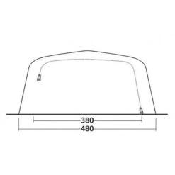 Tente Gonflable Outwell Jacksondale 7PA 9 Tente Gonflable Outwell Jacksondale 7PA -Plein Air Camping Magasin tente gonflable outwell jacksondale 7pa 4