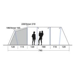 Tente Gonflable Outwell Knightdale 8PA -Plein Air Camping Magasin tente gonflable outwell knightdale 8pa 3