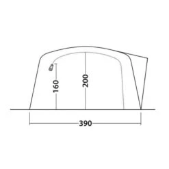 Tente Gonflable Outwell Knightdale 8PA -Plein Air Camping Magasin tente gonflable outwell knightdale 8pa 4